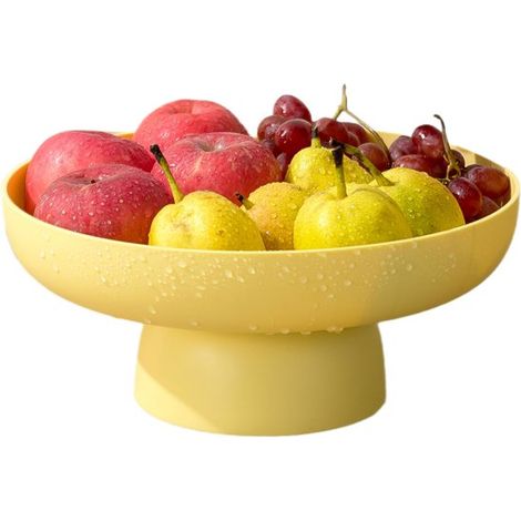 Ciotola multifunzionale per frutta, moderna e pratica, 1 pezzo, gialla (1/5)