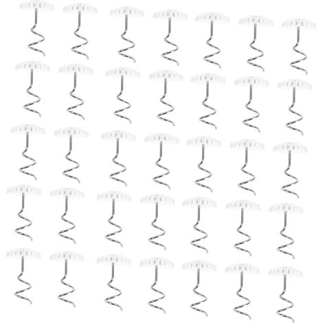 50 Clous spiralés en acier inoxydable, fixations spirales pour (1/5)