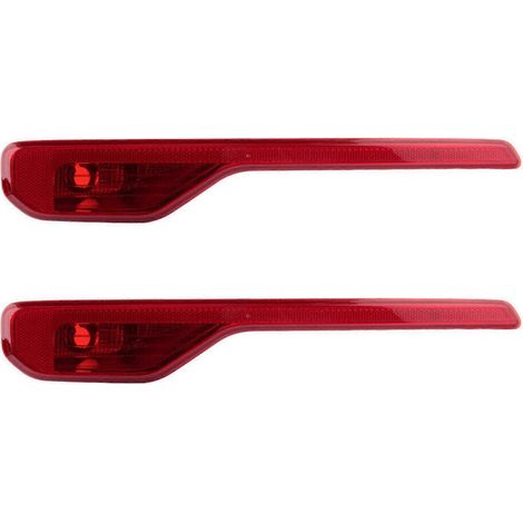 2x Plaque réflectrice de pare-chocs arrière gauche 31656865 pour Volvo XC40 2018-2023, garniture de feu arrière réflecteur sans ampoule() (1/2)