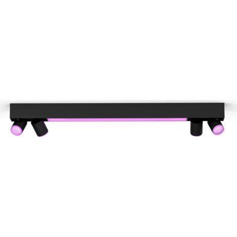 Philips Hue White&Col. Amb. Centris Spot 4flg schwarz V2 (1/4)