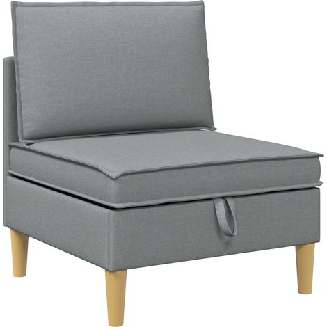 Sofa mit Stauraum Stoff vidaXL