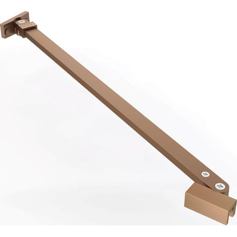 Fortifura Galeria Barre de stabilisation séparée - 120cm - pivotante - cuivre brossé