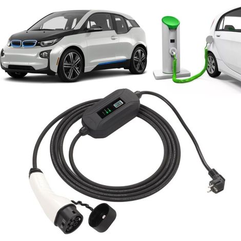 3.6 KW Chargeur EV Type 2 Chargeur de Voiture électrique 16A 5m Câble de Charge pour Voiture électrique Standard IEC 62196-2 Type (1/4)