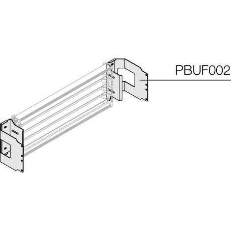 N.2 Pattes de Fixation pour Unifix 1STQ008117A0000 ABB PBUF0002