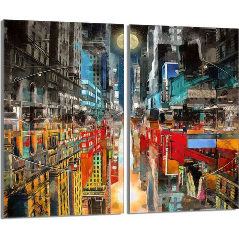 Glasschutzplatte für den Herd 2x30x52 City (1/5)