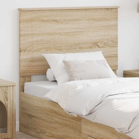 Kopfteil Sonoma-Eiche 100 cm Holzwerkstoff