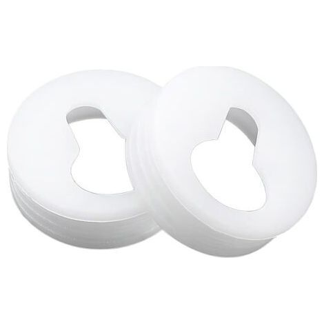 16 Pièces Cintres de Trou de Serrure, Trou de Serrure Attaches Suspension, Attaches Suspension Pattes de Fixation, pour Accrocher Mur Cadre Photo Cabinet Miroir (1/5)