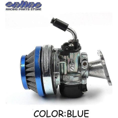 Ensemble carburateur, filtre à air et carburateur haute performance de 19 mm pour mini-moto 2 temps 47 cc/49 cc - Excellent (1/5)