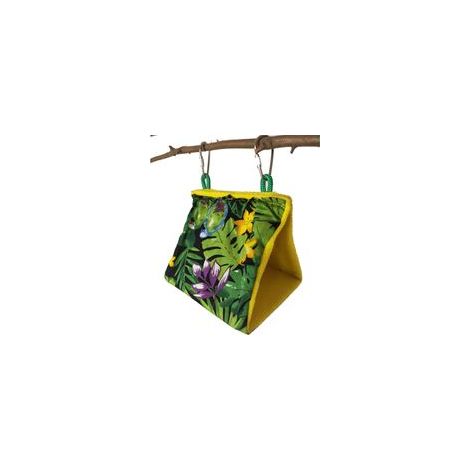 Hamac à oiseaux suspendu - pour cage à oiseaux, jouet pour petits animaux, hamac, perroquet, perruche, myna, pigeon