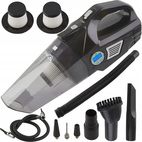 ASPIRAPOLVERE PORTATILE PER AUTO + COMPRESSORE PER AUTO 80W REGALO DI SAN VALENTINO