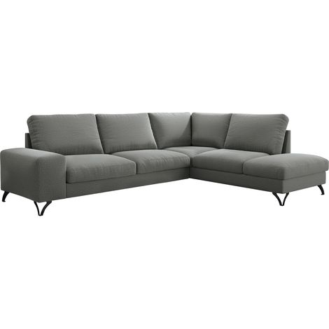 Sofá rinconero ComfiDream Lyrana II, Verita 88, Función de descanso, Almacenaje, 285x214x91cm, 0