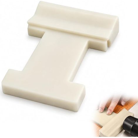 4 in 1 Laminate Flooring Tools, Nylon Laminate Parquet Strike Block with Slots, Inclined Repair, U, V and L Slots, for Parquet Tile Renovation (1/5)