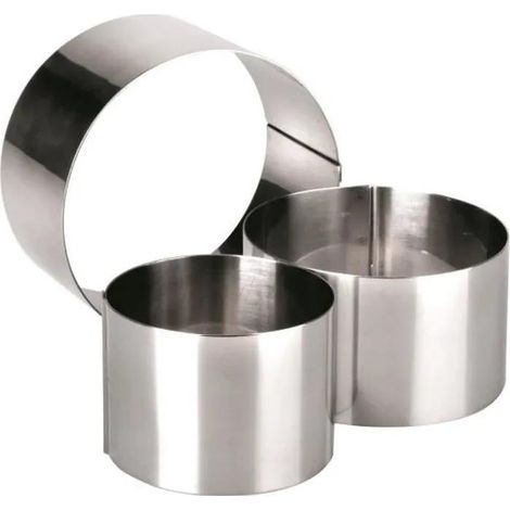 Ibili Cercle inox classique diamètre 8 cm hauteur 6 cm
