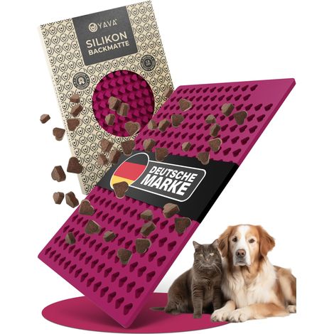 Mini cœur 1,5 cm, tapis de cuisson, en silicone, moule en forme de cœur, moule à friandise pour chien, sans BPA, rouge bordeaux (1/5)