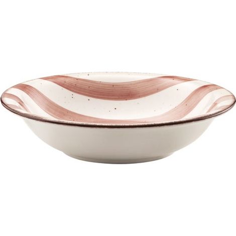 6 Assiette Salade & Pates Rose Poudre Rivage - Amefa Medard De Noblat (1/3)