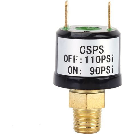 Valve de commutateur de contrôle de pression, compresseur d'air 90-110 PSI pour système de suspension automobile de tracteurs (1/5)