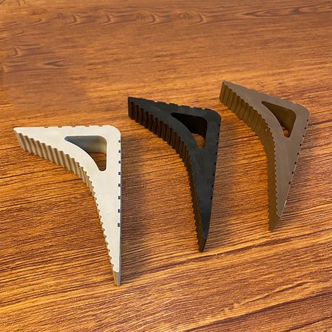 Lntyq Fensterkeil für Innen und Außen - 3er Set - Offene Türstopper - Offene Fenstersperre - Türstopper aus Kunststoff (1/5)