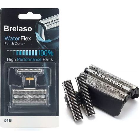 Grille et bloc-couteau de rechange pour rasoirs électriques Braun Series 3/4/5/7/8/9 - 51B (1/3)