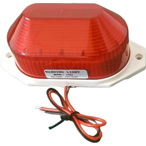 AC110V 120V Strobe Siren Industrial Warning Light and Sound Emergency Panic Alarm can work with smart switch plug (not included) (1/5)