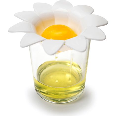 Séparateur de blanc d'œuf Daisy, séparateur d'œufs créatif en forme de fleur (blanc) (1/3)