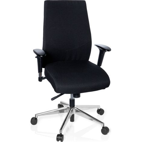 Bürostuhl / Drehstuhl PRO-TEC 250 schwarz hjh OFFICE (1/5)
