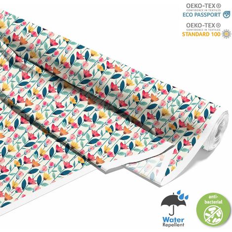 TISSUS DÉCORATIFS D'EXTÉRIEUR OXFORD - Motif Fleurs I DX5373 (1/5)