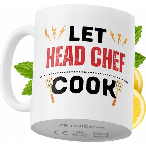 Mug humoristique pour chef cuisinier, avec un texte amusant et un design graphique original. Idéal pour les anniversaires, les fêtes et les occasions spéciales. Mug premium pour la maison, le bureau e (1/5)