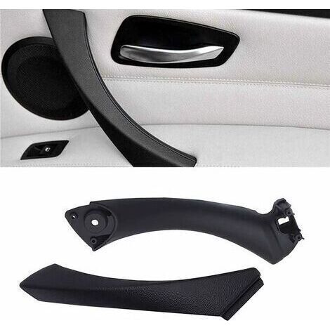 Convient pour poignée de porte intérieure BMW Série 3 E90/E91/E92/E93, poignée de porte passager droite + couvercle extérieur (compatible avec Série 3 E90/E91 323 325 328 330 335). (1/4)