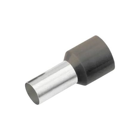 Cimco 187135 Embout simple d'extrémité de câble 25 mm² partiellement isolé noir 50 pc(s) Y013353