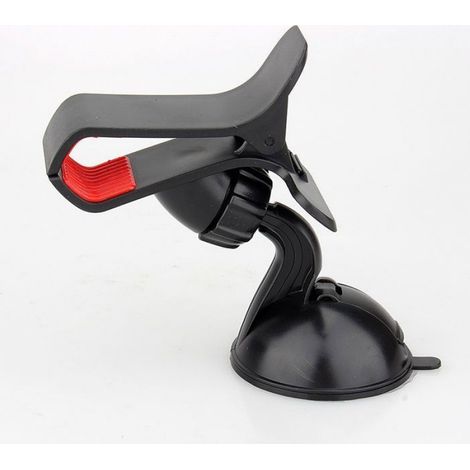 Support Téléphone Portable - Rotatif 360° - Ventouse Pare-Brise Voiture - Universel GPS Navigation - 1 Pièce (1/4)
