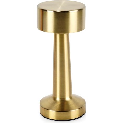 Lámpara de mesa dorada de 21 LED y 21 cm. (1/5)