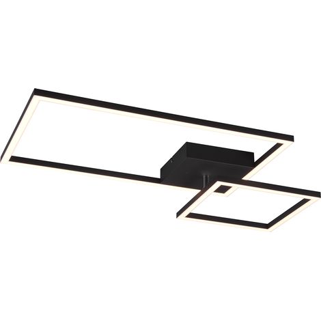 Plafoniera da Interno a LED SMD in Metallo Nero Opaco (1/5)