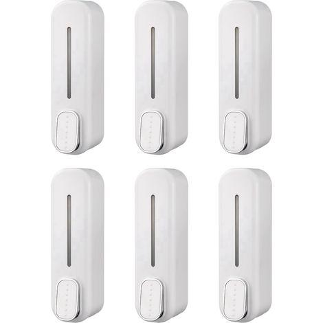 mounted soap dispenser 6 units 350ml liquid hand soap (1/4)