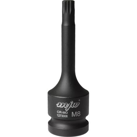MJW Douille à chocs à tige longue 1/2" SPLINE M8 (1/2)