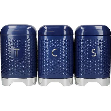Lovello Textured Midnight Navy Counter Top Storage Gift Set (1/5)