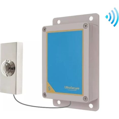 Bouton déporté supplémentaire sans-fil 900 mètres appel / sonnette autonome extérieure longue distance (gamme DA600+) (1/5)