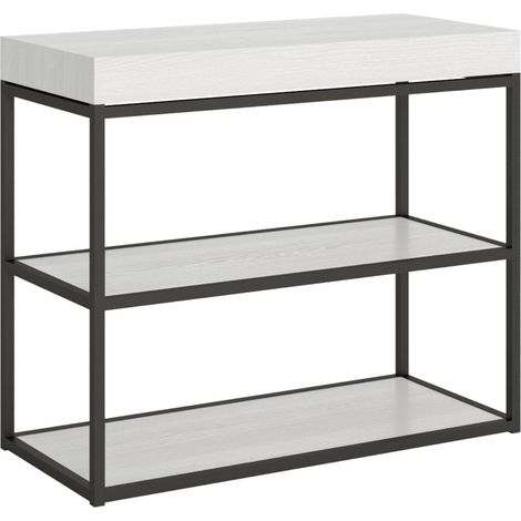 Tavolo consolle "Modena" allungabile in legno per sala da pranzo -Allungabile fino a 300 cm / Premium / Abete Natura (1/4)