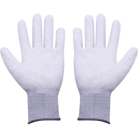 Quadrios  ESD-Handschuh  Kleider-Größe: M Polyamid, Polyurethan (1/3)