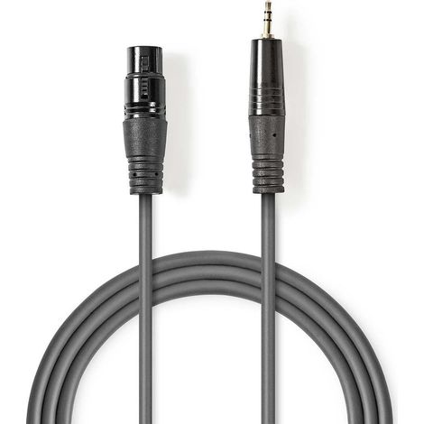Cable de Audio Xlr Compensado  Xlr de 3 Pines He