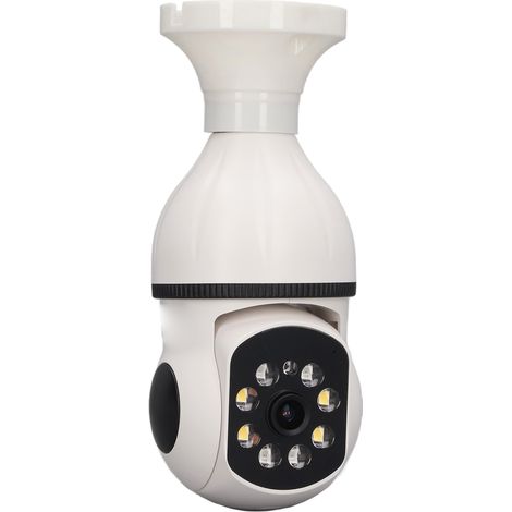 Caméra de surveillance HD WiFi pivotante à 360° avec détecteur de mouvement et vision nocturne, sans fil, 110-240 V (1/5)