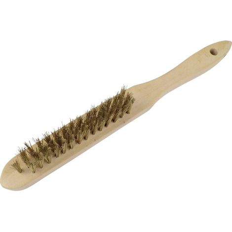BROSSE EN FILS D'ACIER LAITONNÉS 3 RANGÉES BRÜDER MANNESMANN (1/2)