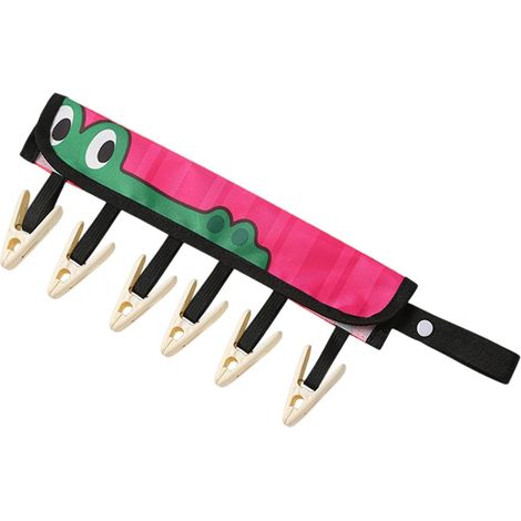 Cintre de voyage pliable à 6 pinces, étendoir à chaussettes, cintre compact pour un usage quotidien, idéal pour ranger chaussettes, sous-vêtements, serviettes, en voyage, en croisière, pour le linge o (1/5)