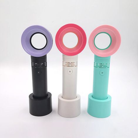 Mini ventilateur USB portable sans pales, souffleur de climatisation, sèche-cils dédié, outil de beauté pour extensions de cils (1/5)
