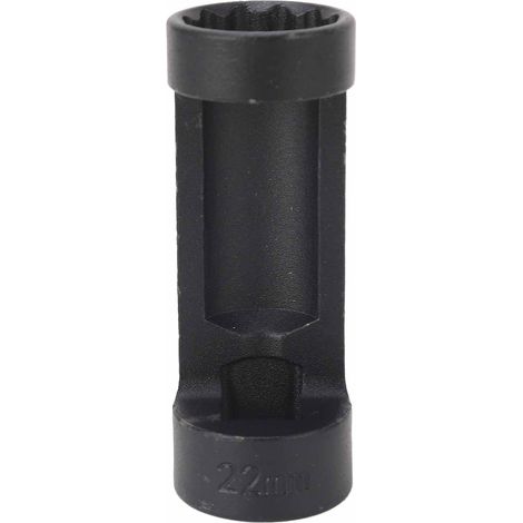 FOREHILL 81 mm Hochfester 12-Punkt Stoßdämpfermutter-Steckschlüssel Universelles Werkzeug zum Ausbau von Stoßdämpfern der Fahrzeugfederung 22 mm / 0,9 Zoll