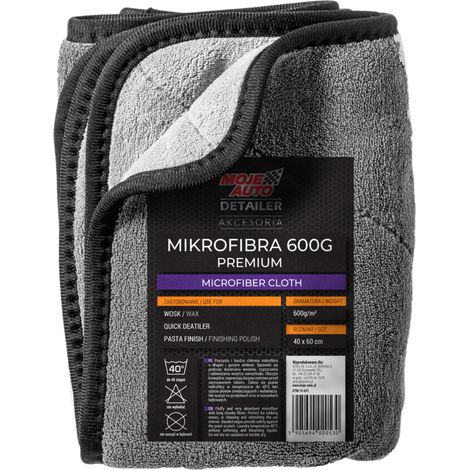 020530 mi coche - detallador. Microfibra premium 600 g/m² 60x40 cm, 0,12 (1/5)