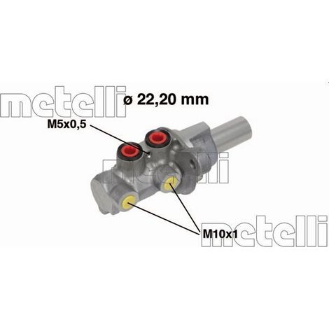 Maître-cylindre de frein METELLI 05-0684 FIAT 51100-69K00 51100-79J00 71742785