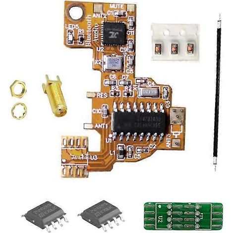 Module émetteur stéréo radio et Bluetooth modifié SI4732 + puce 2X2M, compatible multisystème pour UV K5 K6