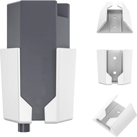 Ethernet Adapter Bracket Plastic Ethernet Adapter Bracket Wall Mount Ethernet Adapter Bracket for Various Installation Surfaces (White) (1/5)