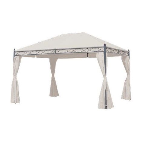 TENDA LATERALE GAZEBO NAPOLI DOMUS  ACCIAIO/POLY MT 3X4