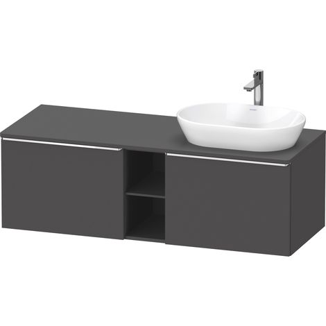 Duravit D-Neo Meuble sous-lavabo en console suspendu (découpe à